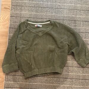 Free People Olive Green Sweater